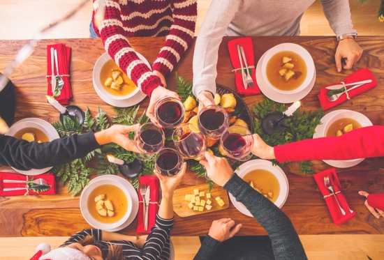 la comida es clave para la cena navide�a